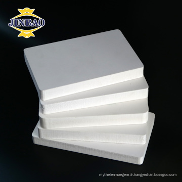 JINBAO Fabricant Blanc 24 po x 48 po x 2 mm feuille de mousse de PVC épais